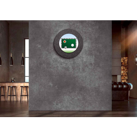 Dartscheibe "45" aus recyceltem Vlies anthrazit | komplett individuell bedruckbar