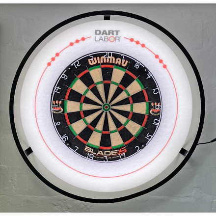 Darthalterung Catchring 69 cm weiß oder schwarz - Platz für 12 Pfeile