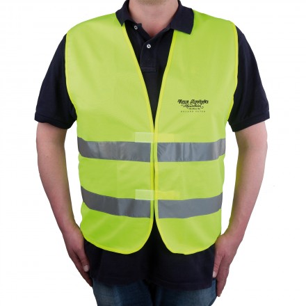 Warnweste 4XL / 5XL Extra Large | EN ISO 20471 Klasse 2 | inkl. Druck