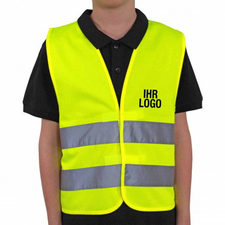 Kinderwarnweste Recycling | EN 17353 | inkl. Werbedruck