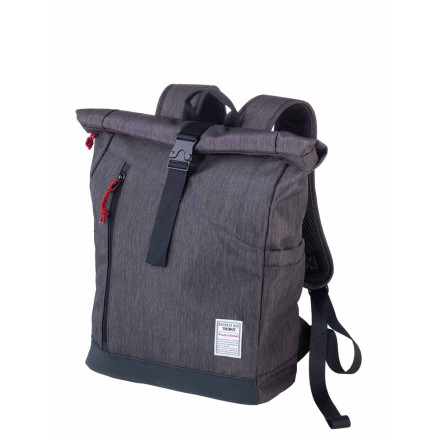 TROIKA Roll Top Rucksack BUSINESS ROLL TOP | inkl. Lasergravur