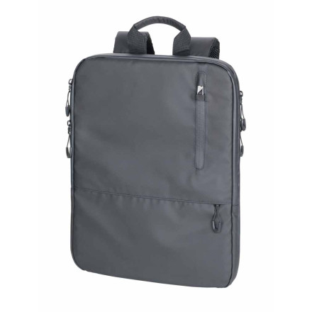 TROIKA Laptop-Rucksack TROIKA BLACK EXPANDABLE | inkl. Lasergravur