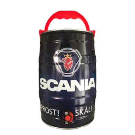 5 Liter Fussball WM-Partyfass mit Ihrem Logo
