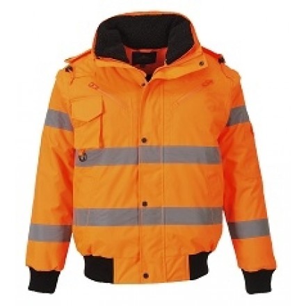 3-in-1 Warnschutz-Bomberjacke