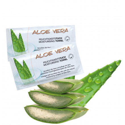 Feuchtigkeitstuch mit Aloe Vera