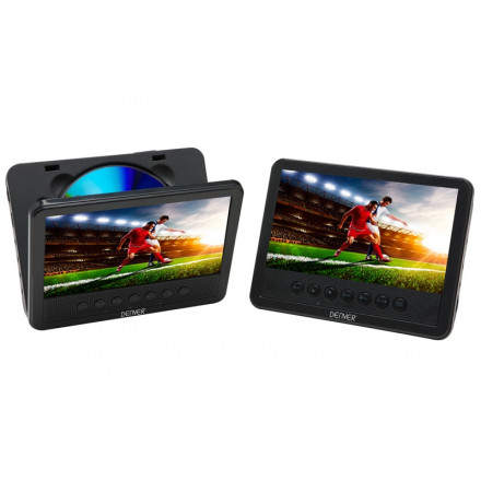 LCD-Bildschirm-Set mit integriertem DVD-Player 7" MTW-756TWINNB
