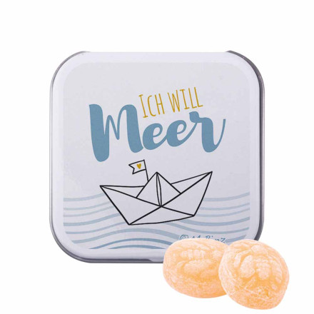 Dose Quadratisch Honigbienen Bonbons