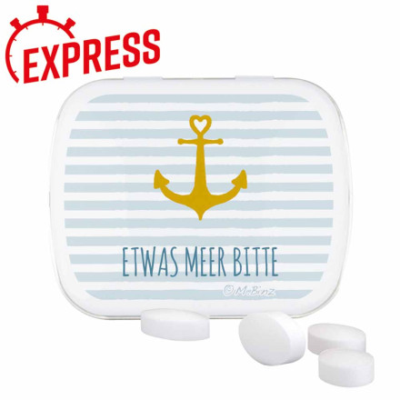 Express Klappdose  Pfeffi zuckerfreie Pfefferminzpastillen