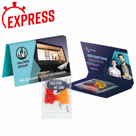 Express Werbekarte  Trolli Team Gummibärchen in Standardgestaltung