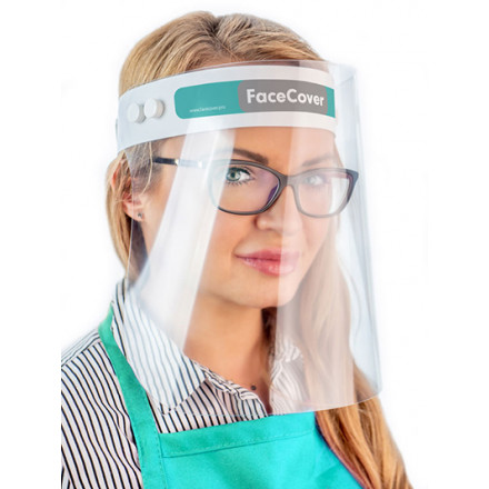 FaceCover Gesichtsschutz | inkl. 4c Druck