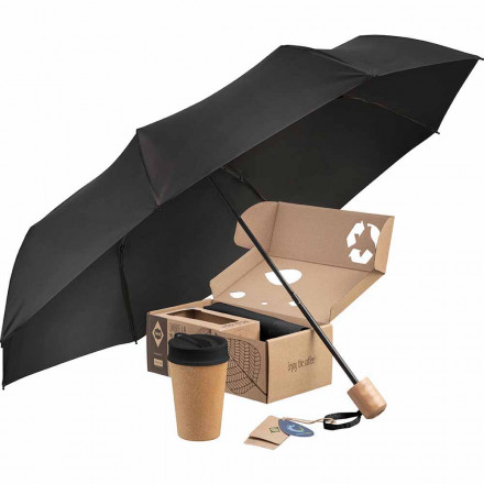 FARE® Set ÖkoBrella To Go | Schirm + Iso-Becher