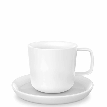 Form 730 Tasse Costa Verde mit Unterteller, weiss | 330 ml