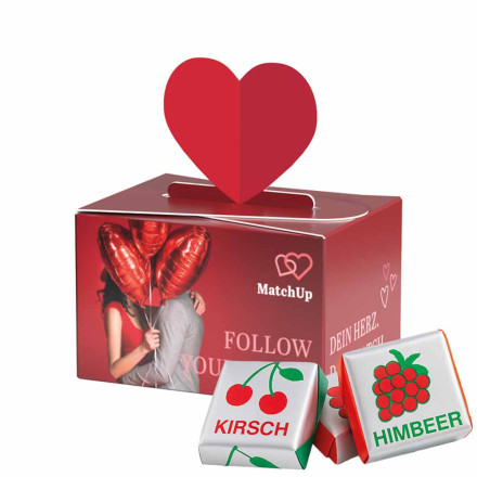 Geschenkbox Mini Herz Böhme Fruchtkaramelle