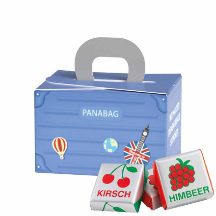 Geschenkbox Mini Koffer Böhme Fruchtkaramelle