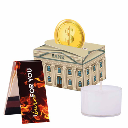 Geschenkbox Mini rund Teelicht