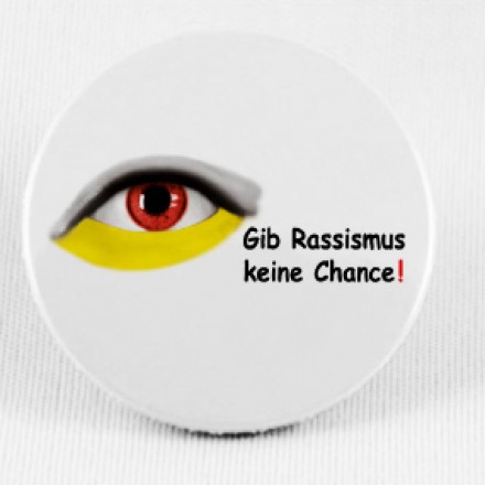 Button "Gib Rassismus keine Chance!"