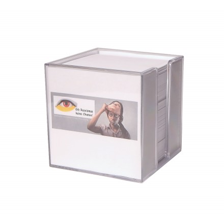Zettelbox "Gib Rassismus keine Chance!"