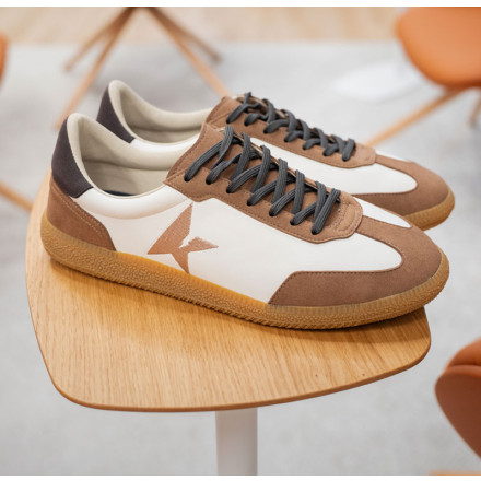 Personalisierte Leder-Sneakers Hazel mit Ihrem Logo | Made in Spain