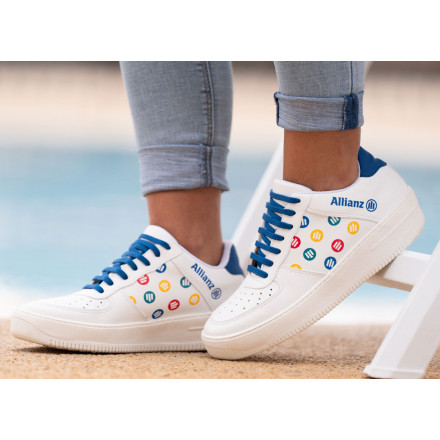 Personalisierte Leder-Sneakers Breeze mit Ihrem Logo | Made in Spain