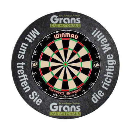 Catchring 'Surround - Digital Print' anthrazit | für Dartboards