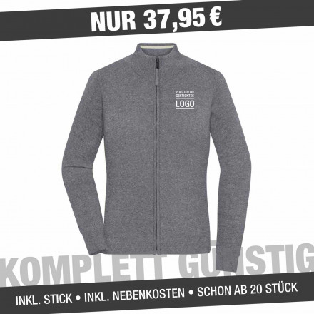 Ladies' Zip-Cardigan | inkl. 4c Werbestick