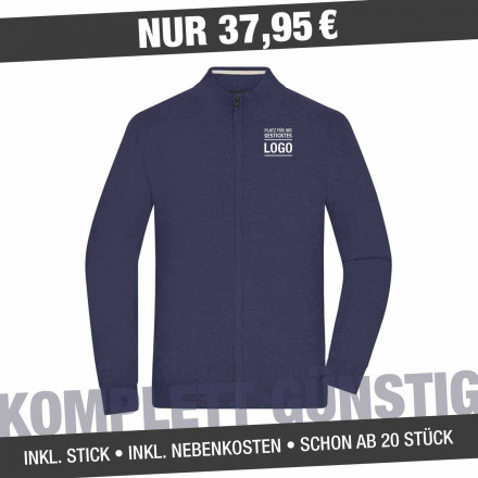 Men's Zip Cardigan | inkl. 4c Werbestick