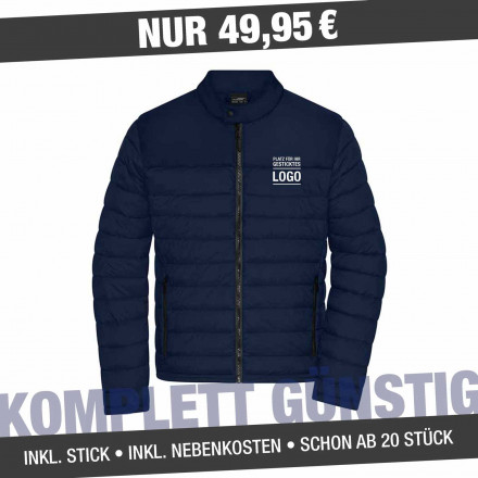 Men's Padded Jacket | inkl. 4c Werbestick | recyceltes Polyester