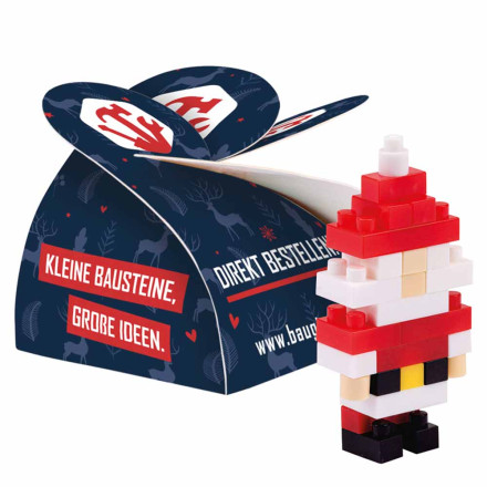 Kleines Präsent BRIXIES Weihnachtsmann
