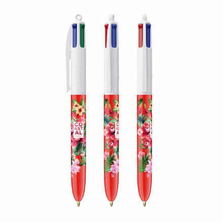 BIC® 4 Colours® Kugelschreiber | inkl. Siebdruck