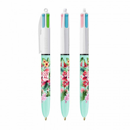 BIC® 4 Colours Fashion Kugelschreiber | inkl. Siebdruck
