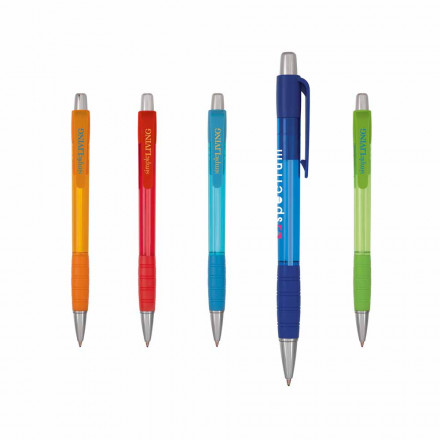 BIC® Striped Grip Kugelschreiber | inkl. Siebdruck