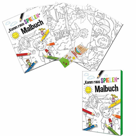 Malset A6 Komm raus spielen