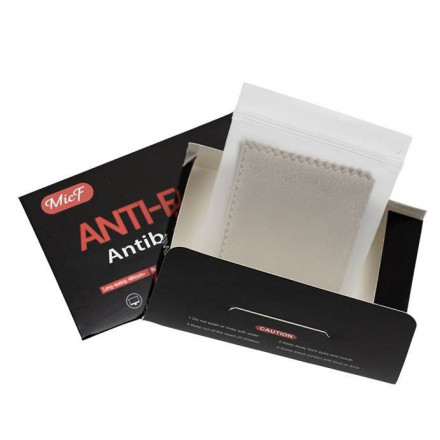 trotz Maske Antibeschlag-Brillentuch | besonders wirksam | indiv. Prägung+4c Schachtel