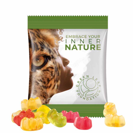 Marken Fruchtgummi Mixed 10 g | inkl. 4c Werbedruck