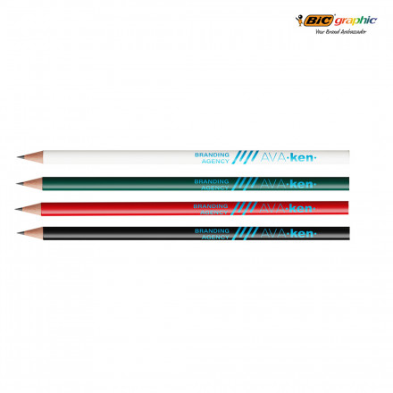 BIC® Evolution® Classic Cut Ecolutions® Bleistift ohne Radiergummi | inkl. Siebdruck