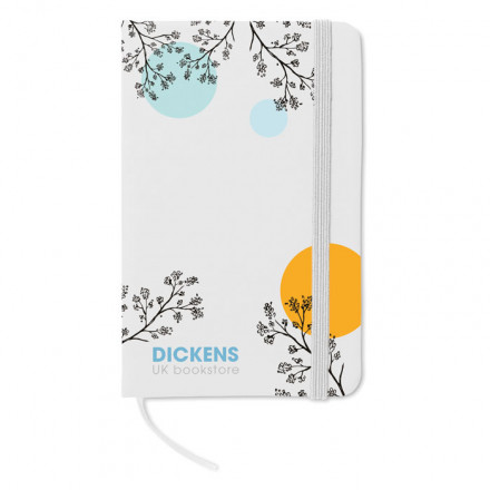 DIN A6 Notizbuch liniert | Soft-PU-Cover Notelux | inkl. Werbedruck