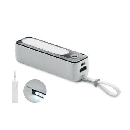 5.000 mAh Powerbank mit COB Leuchte Powlight