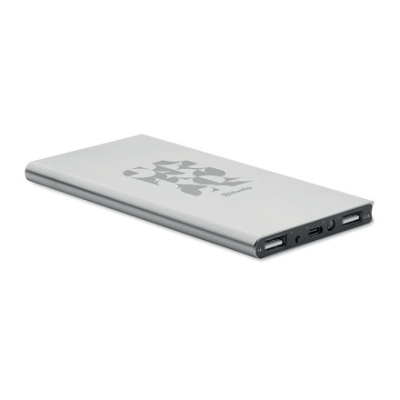Powerbank 8000 mAh Powerflat8C | rec. Aluminium