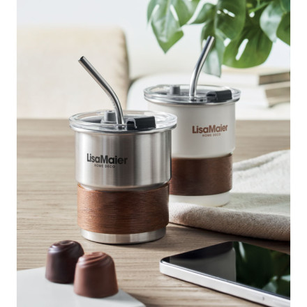 Einwandiger Becher Mate 260 ml | inkl. Werbedruck