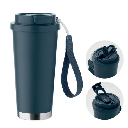 Doppelwandiger Becher Topaz Large 500 ml | inkl. Werbedruck