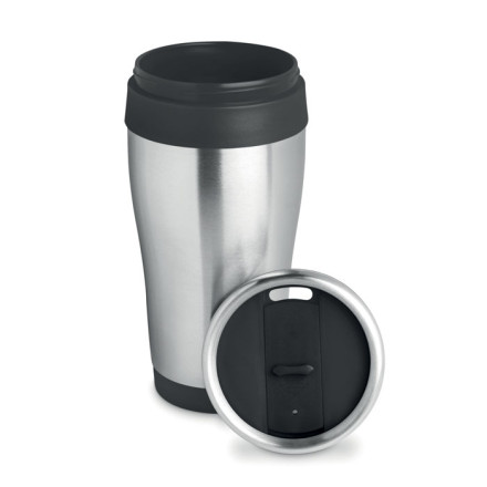 Doppelwandiger Edelstahlbecher Tram 455 ml | inkl. Werbedruck