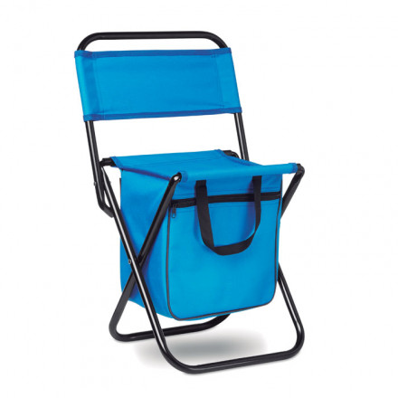 Kleiner Klappstuhl mit integrierter Kühltasche Sit & Drink