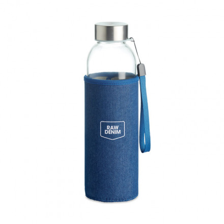 Glastrinkflasche Utah Denim 500 ml | inkl. Werbedruck