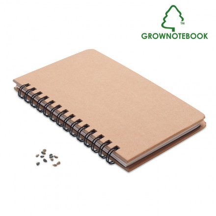 Notizbuch mit Kiefernsamen Grownotebook | inkl. Werbedruck