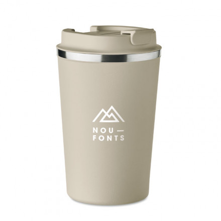 Doppelwandiger Becher Brace | 350 ml | inkl. Werbedruck