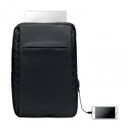 Laptop Rucksack 13" Seoul | mit USB-Ladekabel | rPET