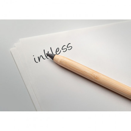 Inkless Bamboo | Tintenloses Schreibgerät | inkl. Werbedruck