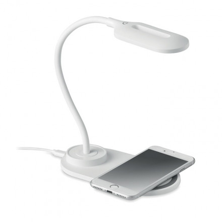 ABS Tischleuchte Ladestation Saturn | Touchscreen | inkl. Werbedruck