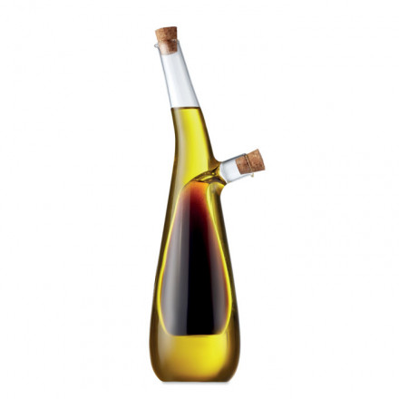 Öl- und Essigflasche mit Korkverschluss Barretin | 380 ml | inkl. Werbedruck