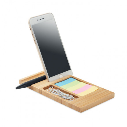 Smartphonehalter Trevis | Bambus | inkl. Werbedruck
